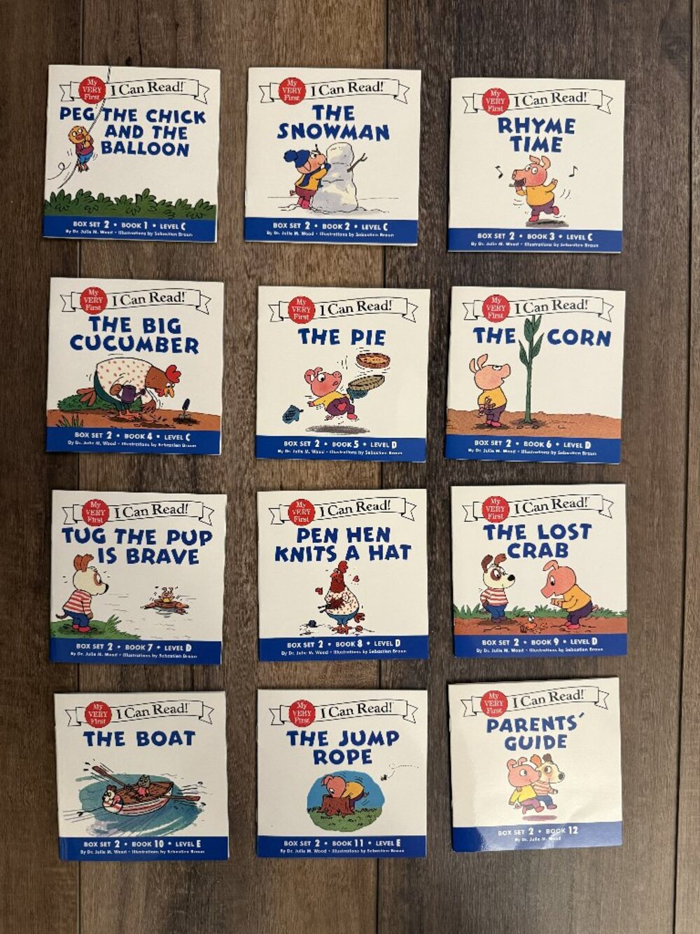 Learn to Read with Tug the Pup and Friends! Set 2: 11 stories, 1 parent guide